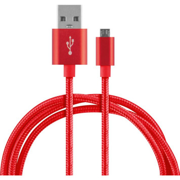 104105 Кабель Energy ET-26 USB/MicroUSB, красный