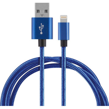 104107 Кабель Energy ET-27 USB/Lightning, (для продукции Apple) синий