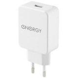 104290 Сетевое зарядное устройство Energy ET-32, 1 USB разъем, белый