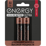 Батарейка алкалиновая Energy Ultra LR6/2B (AA) (2шт на блистере) (104403)