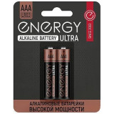Батарейка алкалиновая Energy Ultra LR03/2B (AAA) (2шт на блистере) (104404)