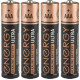 Батарейка алкалиновая Energy Ultra LR03/4B (AAA) (4шт на блистере) (104406)