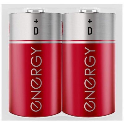 Батарейка солевая Energy R20/2S (2шт в спайке) (104974)