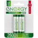Аккумулятор Energy Eco NIMH-2600-HR6/2B (АА) (2шт на блистере) (104989)