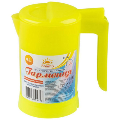 105479 Чайник электрический 'Гармония' SH-002 0.5л (желтый)