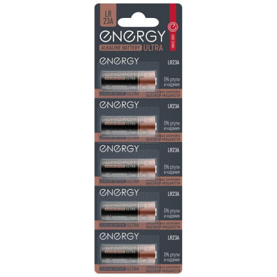 Батарейка алкалиновая Energy Ultra LR23A/5B (105702)