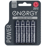 Батарейка алкалиновая Energy Power LR03/4B (AAA) (4шт на блистере) (107042)