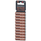 Батарейка алкалиновая Energy Ultra LR03/10KS (AAА) (10шт в термоусадке с подвесом) (107047) Батарейка алкалиновая Energy Ultra LR03/10KS (AAА) (10шт в термоусадке с подвесом) (107047)