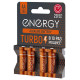 Батарейка алкалиновая Energy Turbo LR6/4B (AA) (4шт на блистере) (107051)