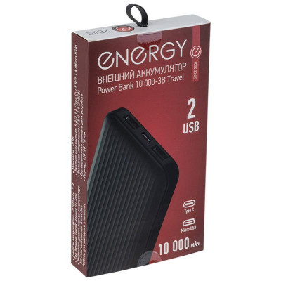 107846 Внешний аккумулятор Energy Power Bank 10 000-3B Travel-4