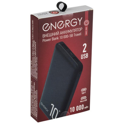 107848 Внешний аккумулятор Energy Power Bank 10 000-5B Travel-3