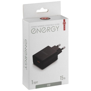 109937 Сетевое зарядное устройство Energy ET-40 PRO, черный-2