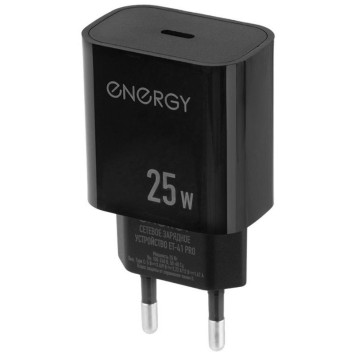 109940 Сетевое зарядное устройство Energy ET-41 PRO, черный-3