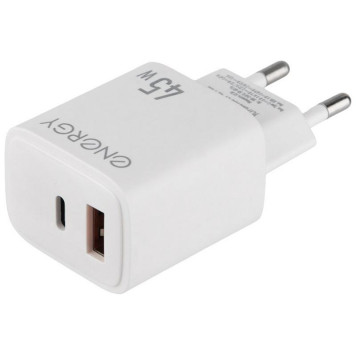 109941 Сетевое зарядное устройство Energy ET-42 PRO, белый