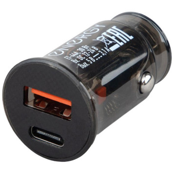 109944 Автомобильное зарядное устройство Energy ET-44А, черный-1