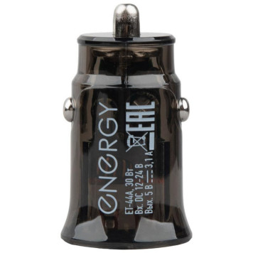 109944 Автомобильное зарядное устройство Energy ET-44А, черный-3