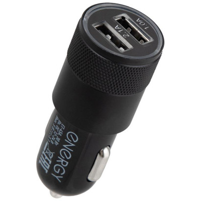 109945 Автомобильное зарядное устройство Energy ET-45А, черный-3