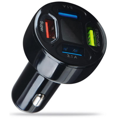 109946 Автомобильное зарядное устройство Energy ET-46А, черный-1