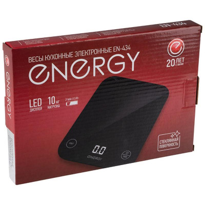 Весы кухонные электронные Energy EN-434 черные (110076)-2