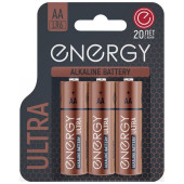 Батарейка алкалиновая Energy Ultra LR6/3B (AA) (3шт на блистере) (111242)