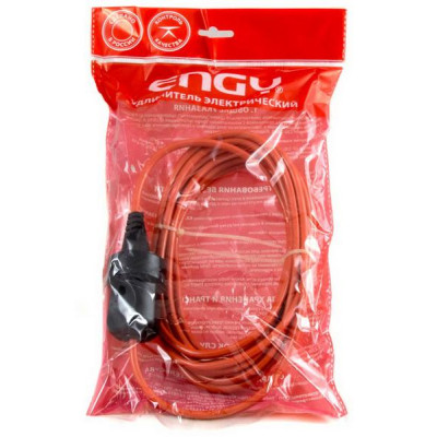 186706 Удлинитель Engy 'Премиум' 5м/1роз (ПВС 2х0.75)