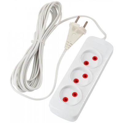 186715 Удлинитель Engy 'Эконом' 5м/3роз (ШВВП 2х0.75)