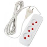 186717 Удлинитель Engy 'Эконом' 7м/3роз (ШВВП 2х0.75)