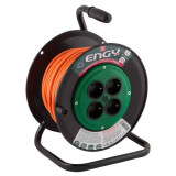 186723 Удлинитель на катушке Engy 'Гранд' 50м/4роз с/з (ПВС 3х0.75)