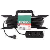 186734 Удлинитель на раме Engy 'Премиум' 15м/3роз (ПВС 2х0.75)