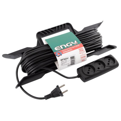 186734 Удлинитель на раме Engy 'Премиум' 15м/3роз (ПВС 2х0.75)-1