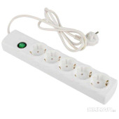 186758 Фильтр сетевой ENGY 'Сеть-2' 3м/5роз, с/з белый 186758 Фильтр сетевой ENGY 'Сеть-2' 3м/5роз, с/з белый