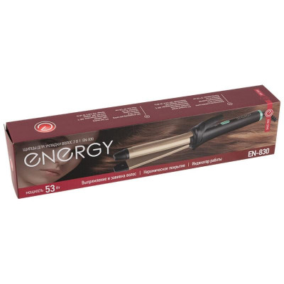 Щипцы для укладки волос 2в1 Energy EN-830 (900293)-2