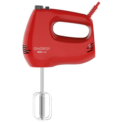 291 Миксер Energy (150W, 5 скоростей) красный (106201)