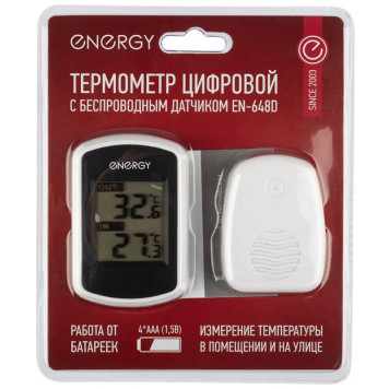 Термометр цифровой Energy с беспроводным датчиком EN-648D (107311)-1