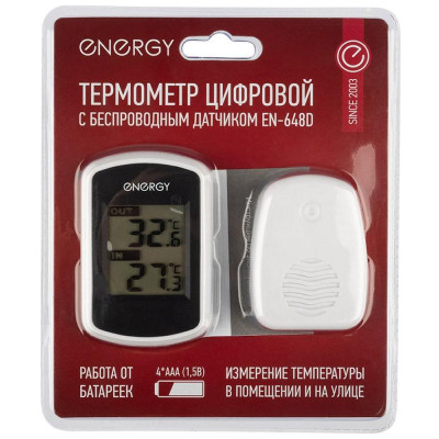 Термометр цифровой Energy с беспроводным датчиком EN-648D (107311)-1
