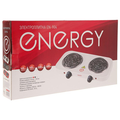 Плита электрическая 2-х конфор. Energy EN-904B черный (158967)-2