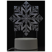 Светильник неоновый Energy EN-NL 26 3D Снежинка (106257)