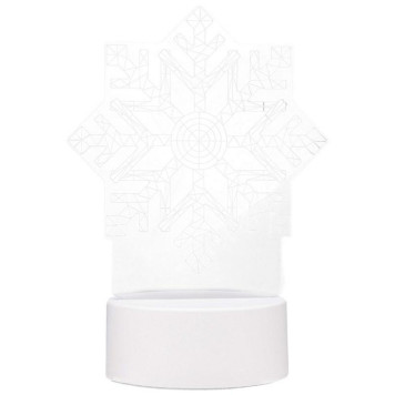 Светильник неоновый Energy EN-NL 26 3D Снежинка (106257)-2