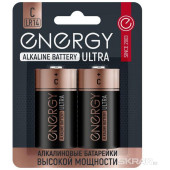 Батарейка алкалиновая Energy Ultra LR14/2B (2шт на блистере) (104982) Батарейка алкалиновая Energy Ultra LR14/2B (2шт на блистере) (104982)