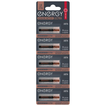 Батарейка алкалиновая Energy Ultra LR27A/5B (105703)