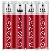 Батарейка солевая Energy R03/4S (AAA) (4шт в спайке) (104408) Батарейка солевая Energy R03/4S (AAA) (4шт в спайке) (104408)