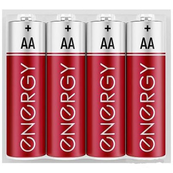 Батарейка солевая Energy R6/4S (AA) (4шт в спайке) (104407)