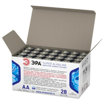 LR6-28 box SUPER Alkaline (4шт. в спайке)-1