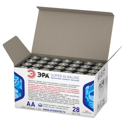 LR6-28 box SUPER Alkaline (4шт. в спайке)-1