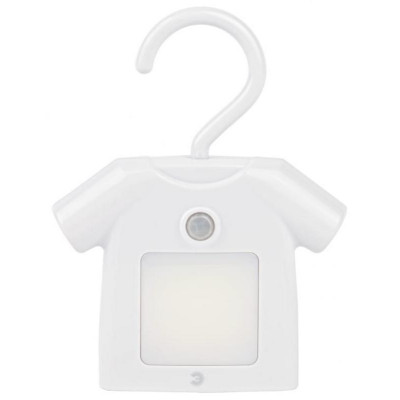 486 NLED-1W-MS-W Ночник - светильник светодиодный на батарейках с датчиком движения белый