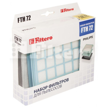 FTH 72 PHI HEPA фильтр для пылесосов Philips Filtero-4