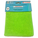 Салфетка HP-CL02GR микрофибра, 25*25см, зелен.