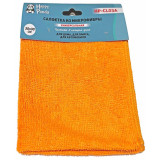 Салфетка HP-CL03A микрофибра, 30*30см, оранж.