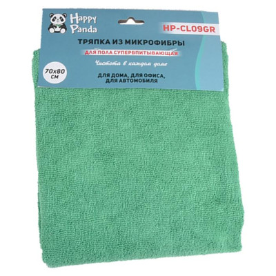 Тряпка для пола HP-CL09GR микрофибра, 70*80см, зелен.-2