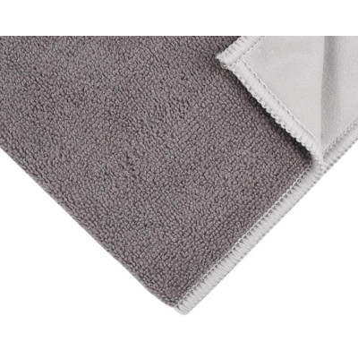 Салфетка HP-CL18G двухсторонняя, микрофибра, 23*30см, сер.-1